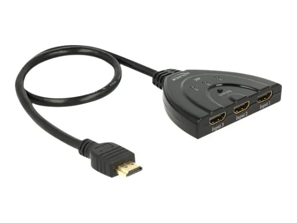 DELOCK HDMI UHD Switch 3x HDMI> 1x HDMI