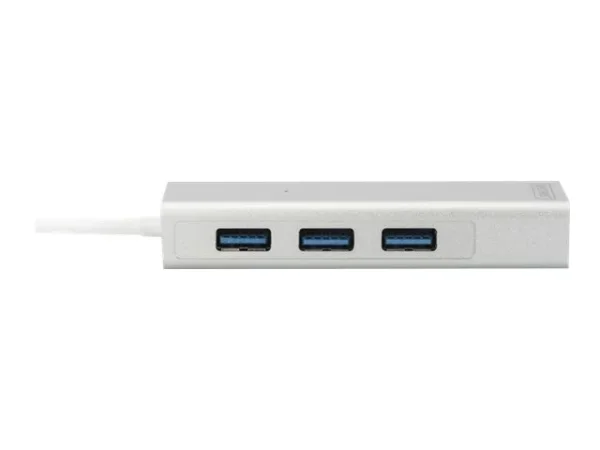 DIGITUS USB3.0 3-Port HUB&GLAN Adapter
