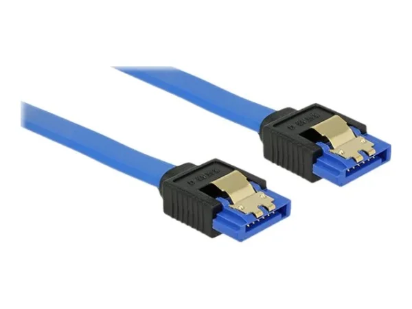 DELOCK Kabel SATA 6 Gb/s 100 cm blau