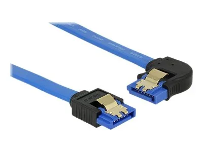 DELOCK Kabel SATA 6 Gb/s 30 cm blau