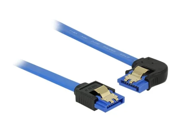 DELOCK Kabel SATA 6 Gb/s 50 cm blau