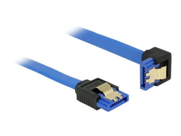 DELOCK Kabel SATA 6 Gb/s 70 cm blau