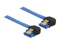 DELOCK Kabel SATA 6 Gb/s 20 cm blau