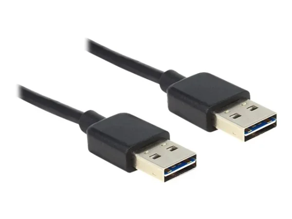 DELOCK Kabel EASY USB 2.0-A schwarz 1m