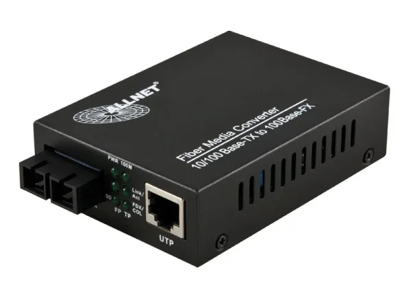 ALLNET Medienkonverter 10/100BaseTX auf 100Base-FX Multimode SC Anschluss " ALL-MC102-SC-MM"
