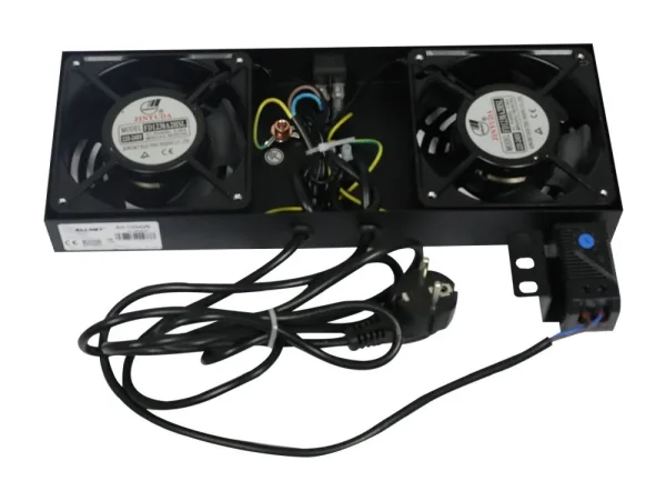 ALLNET 19" Wandgehäuse, zbh. Lüftereinheit, Schwarz, für SMB/SMC/SMA-Serie,