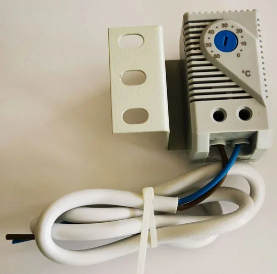 ALLNET 19" zzbh. Ersatztemperatureinheit, Einstellbar 0 bis +60Grad,