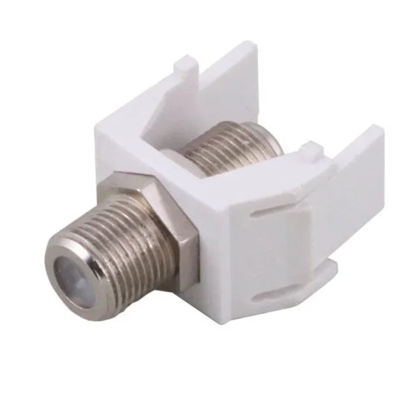 Keystone, Modul mit F-Verbinder(SAT) weiß