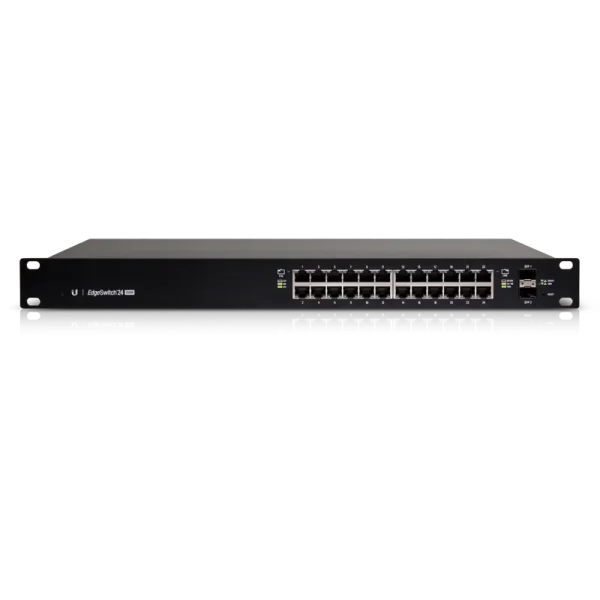 Ubiquiti EdgeSwitch 24 / 24 Gigabit RJ45 Ports / 2 SFP Ports / 250W / PoE+ / ES-24-250W