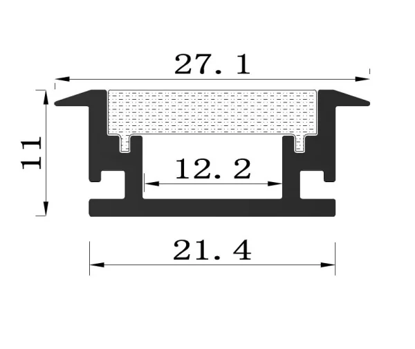 Synergy 21 LED U-Profil 200cm, ALU033