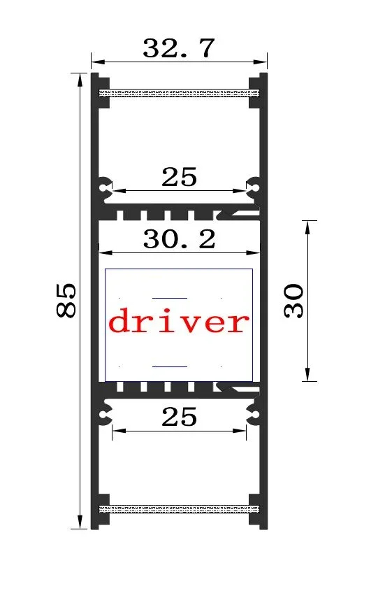 Synergy 21 LED U-Profil 200cm, ALU049
