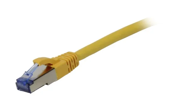 Patchkabel RJ45, CAT6A 500Mhz, 10m, gelb, S-STP(S/FTP), AWG27, LSZH, Synergy 21