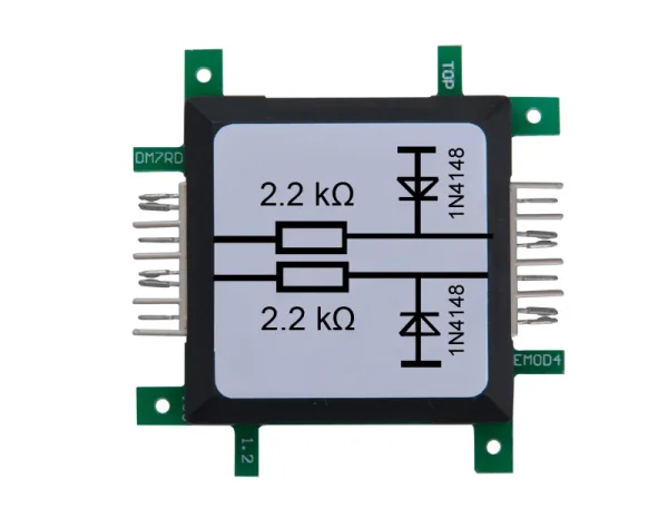 ALLNET Brick’R’knowledge Widerstand 2,2K doppelt Ohm mit Schutzdiode
