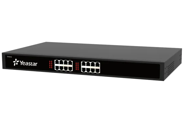 Yeastar VoIP-Gateway TA1610 16xFXO RJ11 bzw. 1xFXO RJ21