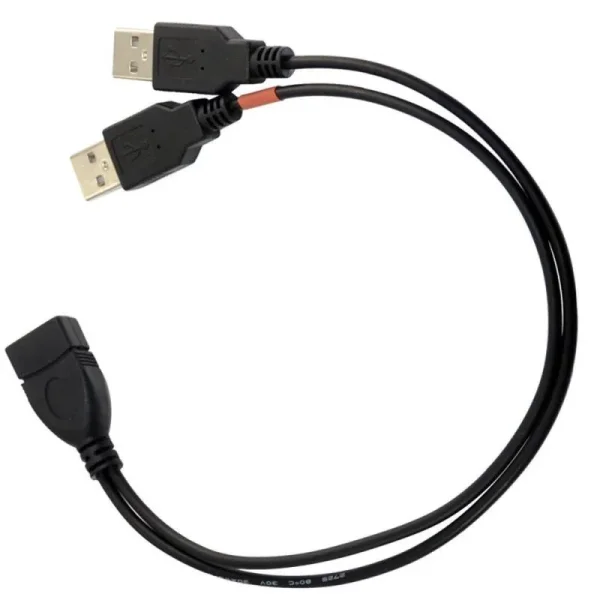 ALLNET USB 2.0 Typ A female -> 2x USB Typ A Male Daten Power Kabel