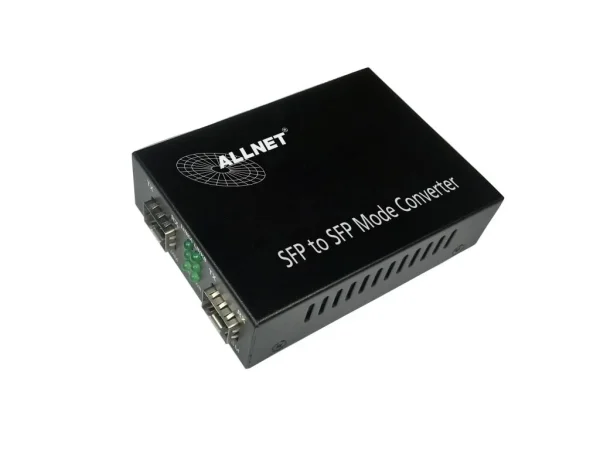 ALLNET Medienkonverter 1000BASE-SX/-LX auf 1000BASE-SX/-LX Single-/Multimode SFP Mini-GBIC Anschluss " ALL-MC108G-SFP-SFP"
