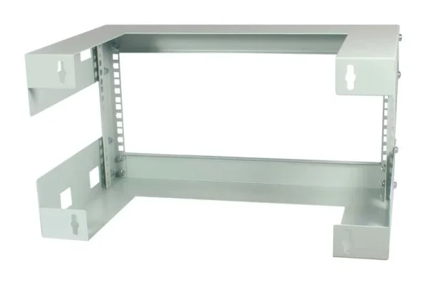 ALLNET 19" Wandgehäuse offen, 9HE, T300mm, Lichtgrau, SWD-Serie,