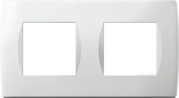 TEM Serie Modul Rahmen OS COVER PLATE SOFT2x2M PW