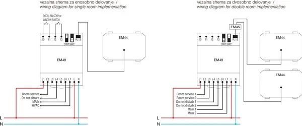 TEM Serie Modul Elektronik Relaiseinheit für Kartenschalter HOTEL