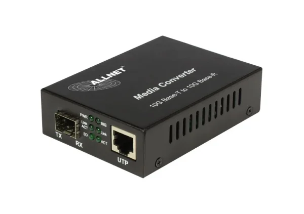 ALLNET Medienkonverter 10GBASE-T auf 10GBASE-SX/LX Single-/Multimode SFP+ Mini-GBIC Anschluss " ALL-MC109-SFP+"