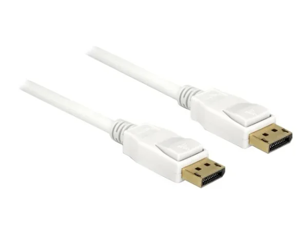 DELOCK Kabel Displayport1.2 4K 1,5m weis