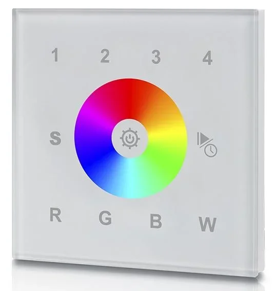 Synergy 21 LED Serie EOS 10 ZigBee Wandtaster Touch RGB-W 4zonen
