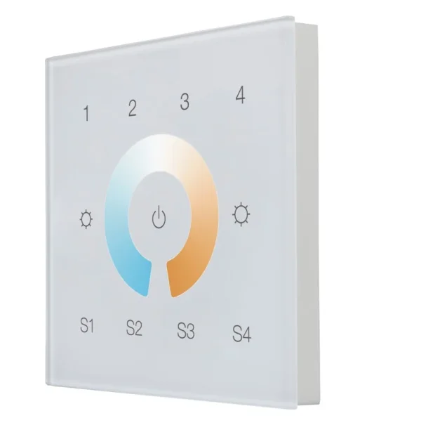 Synergy 21 LED Serie EOS 07 DALI Wandtaster DT8 CCT 4 group