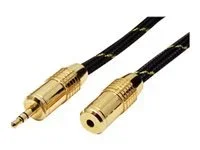ROLINE GOLD 3,5mm Audio-Verlängerung 10m