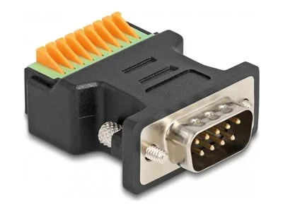 DELOCK D-Sub 9 Stecker zu Terminalblock