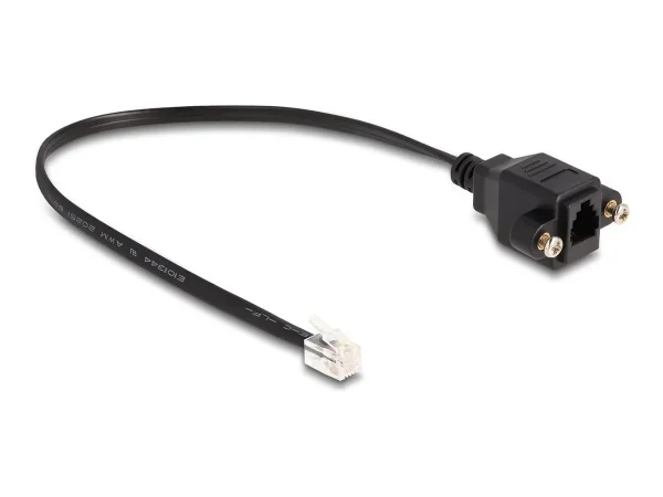 DELOCK Kabel RJ10 Stecker zu RJ10 Buchse
