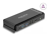 DELOCK DisplayPort 1.4KVM Switch 8K 60Hz
