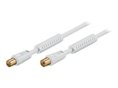 VALUE Antennenkabel mit Ferrite 10m