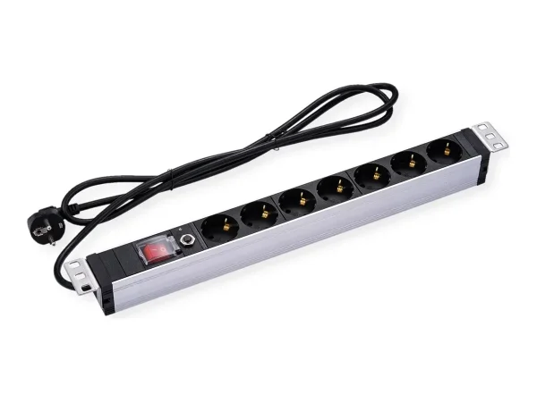 VALUE 48,26cm Steckdosenleiste 7fch 1,8m