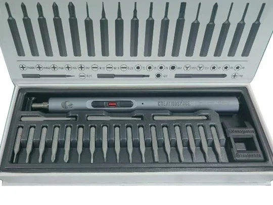 Synergy 21 Tools - elektrischer AKKU Schrauber Mini Schraubenzieher