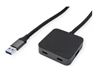 VALUE USB 3.2 Gen 1 Hub 4 Pt 2xUSB-A 5m