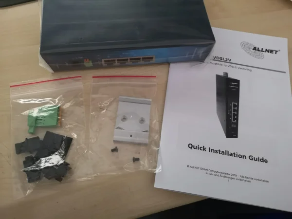 ALLNET ISP Bridge Modem VDSL2 mit Vectoring Industrial IP30 VDSL2V " ALL-BMI100VDSL2V"