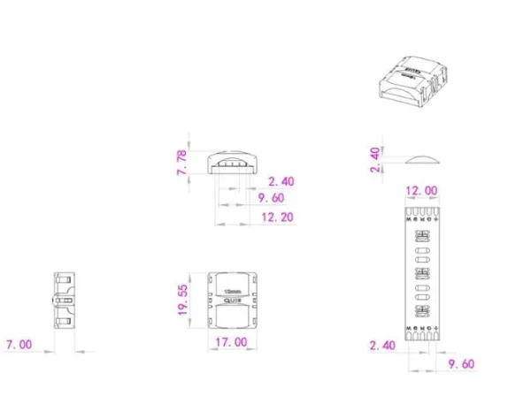 Synergy 21 LED FLEX Strip zub. Easy Connect Strip to strip Joint 12mm RGB-W IP65/54
