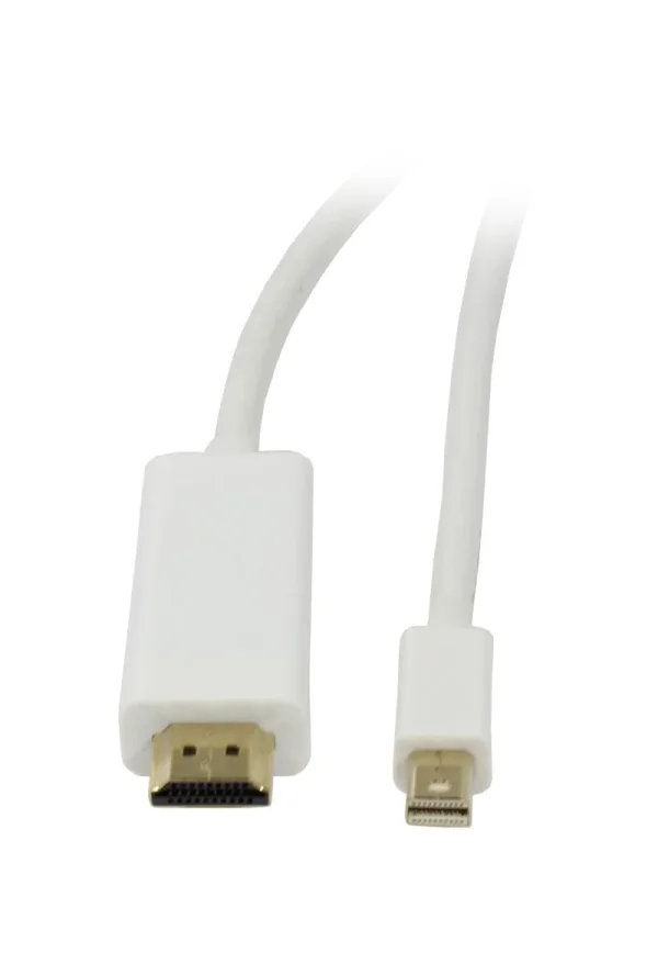 Kabel Video DisplayPort mini 1.2 => HDMI 2.0, ST/ST, 1.0m, Ultra HD 4K@60hz 4:4:4, 8 Bit HDR, Synergy 21