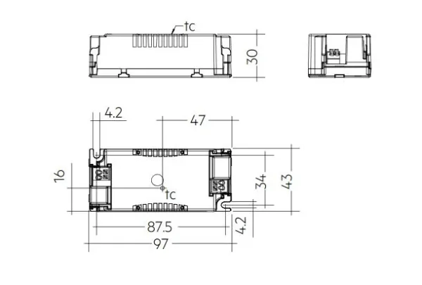 Synergy 21 LED light panel 620*620 zub Standardnetzteil 33W Tridonic Type SC für V3