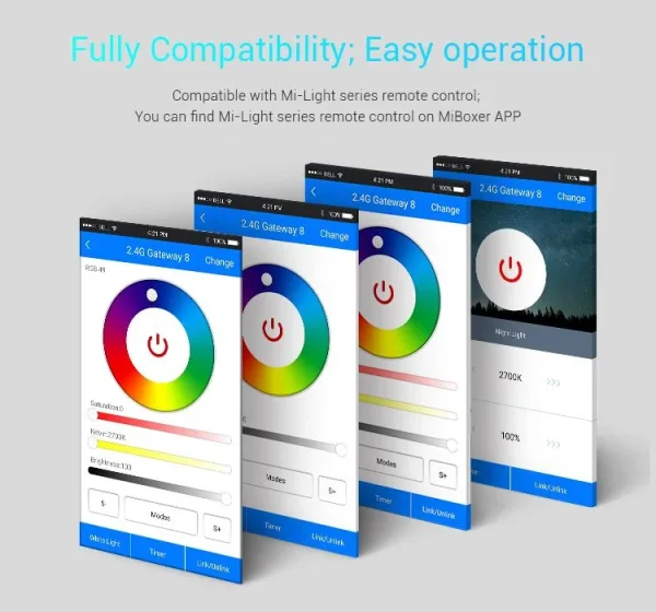 Synergy 21 LED Fernbedienung WLAN Controller *Milight/Miboxer*