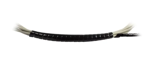 Kabel zbh. Organizer, Spiral, flexibel, 9-65mm, 10m, schwarz, Synergy 21,
