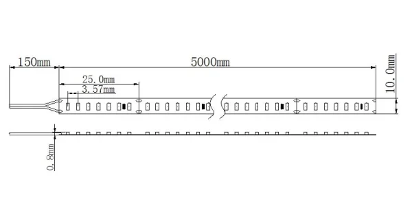 Synergy 21 LED Flex Strip 2216 - 280 NW DC24V 120W IP20 CRI>90 *30m*