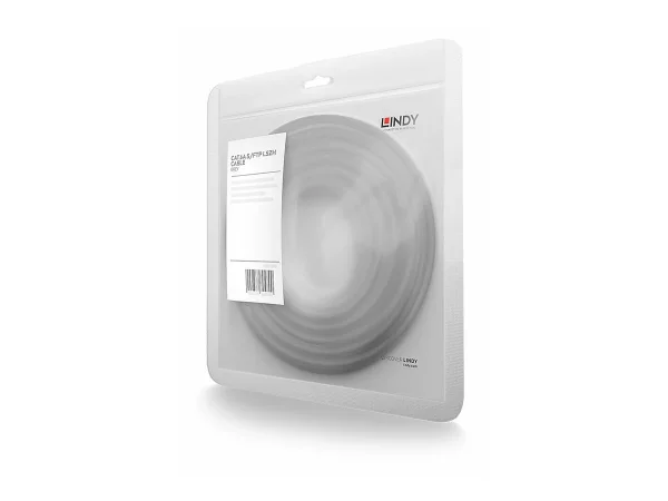LINDY 50m Cat.6A S/FTP LSZH Kabel grau