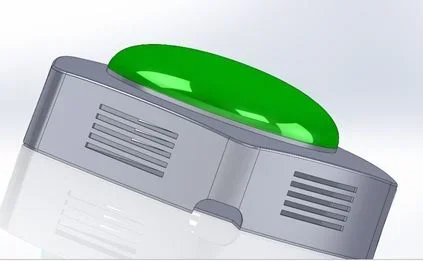 ALLNET PoE RGBW-Lampe mit 1x MSR Sensorport / LAN / WIFI *ALL-PoE-RGBW-LAMP*