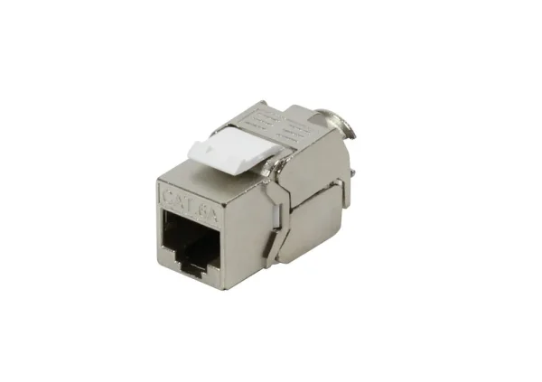 Dosen TP, DIN-Rail(Hutschiene), CAT6A, 1-fach, Keystone Modul Slim-line, ABS, Synergy 21,