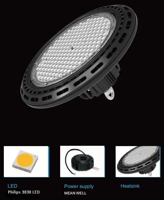 Synergy 21 LED Spot Pendelleuchte UFO 96W für Industrie/Lagerhallen ww 90° DIM