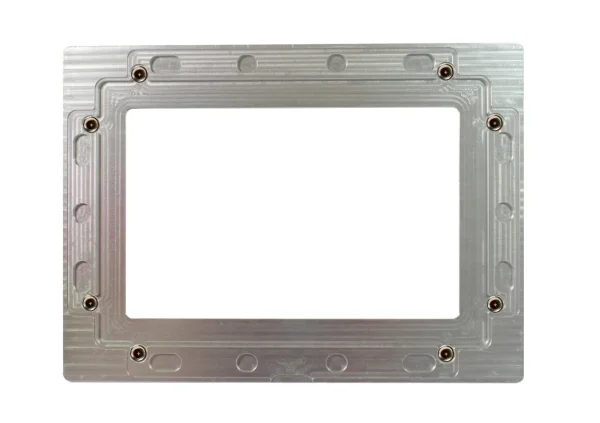 ALLNET Touch Display Tablet 10 Zoll zbh. Blende für Einbaurahmen, silber breit