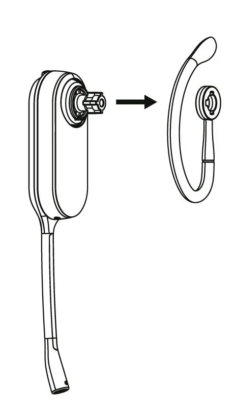 Yealink Dect Accessory - EarHook for WH63/67