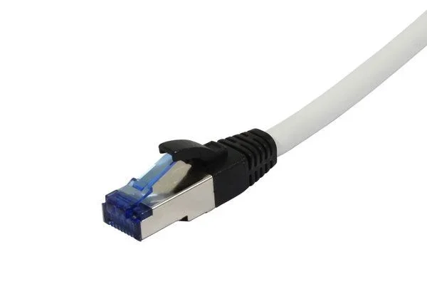 Patchkabel RJ45, CAT6A 500Mhz, 40m, weiss, S-STP(S/FTP), PUR(Superflex), Außen/Outdoor/Industrie, AWG26, Synergy 21