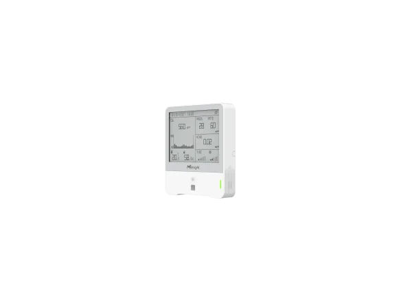 Milesight IoT Indoor Ambience Monitoring Sensor, AM319-868M-HCHO LoRaWAN / Temp. / Humidity / CO2 / PIR / Light / TVOC / hPA / PM 2.5 / PM10 / HCHO /E-Ink Display